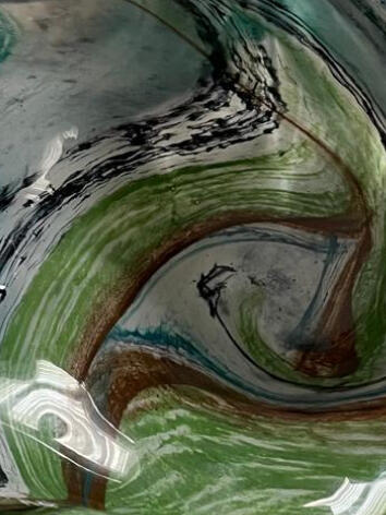 Centro de cristal de Murano / Murano Glass Centerpiece